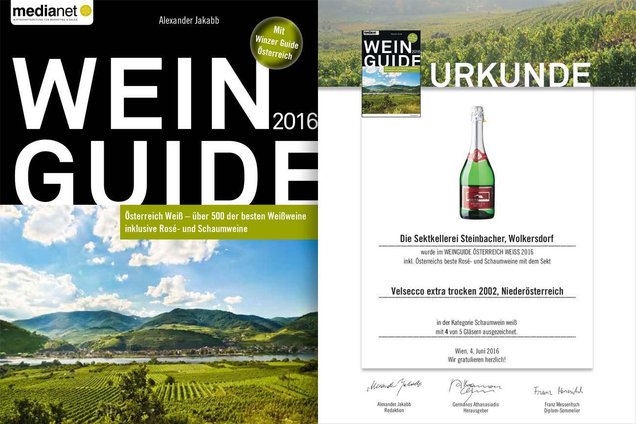 Urkunde Wine Guide 2016